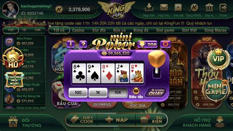 Một vài bí kíp chơi nổ hũ Mini Poker ngon ăn nhất năm 2021: Trùm Bắn Cá Vip Slot 2021